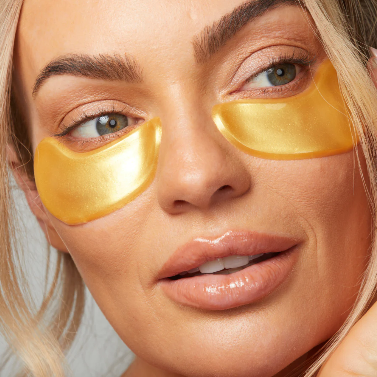 Parche anti-ojeras de colágeno dorado Mini-Mundo