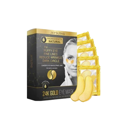 Parche anti-ojeras de colágeno dorado