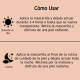 Mascarilla facial de biocolágeno coreano Mini-Mundo