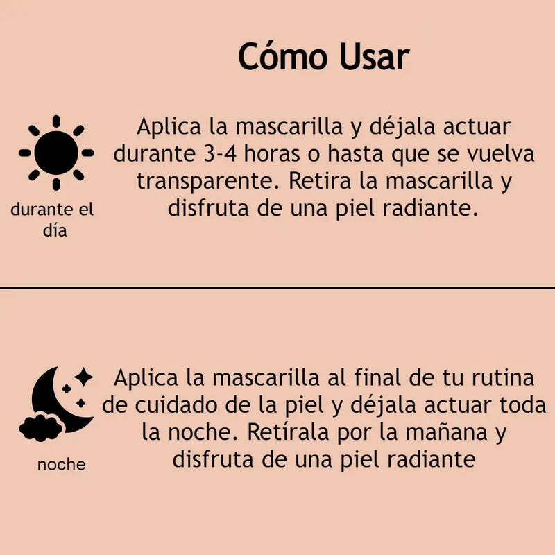 Mascarilla facial de biocolágeno coreano Mini-Mundo