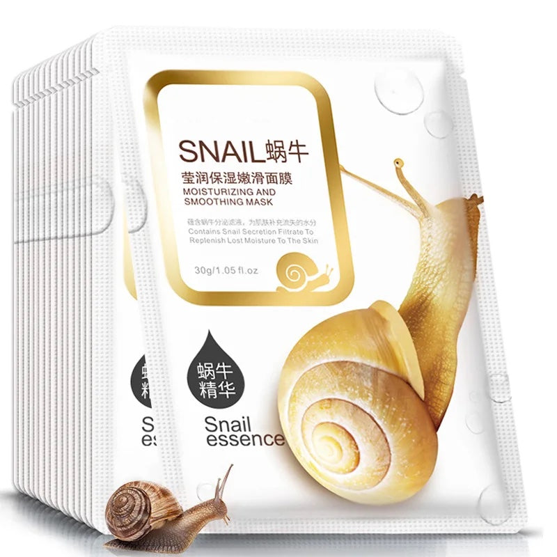 Mascarilla con Mucina de Caracol - Hidratación & Luminosidad Mini-Mundo